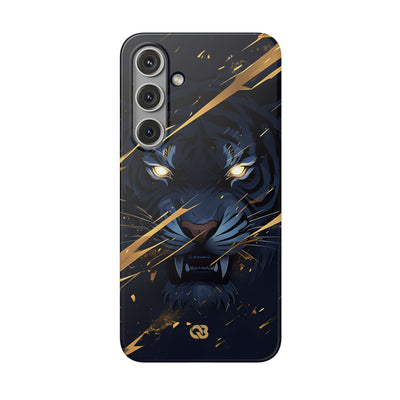 Obsidian Gold Predator · Soft Phone Case for Samsung