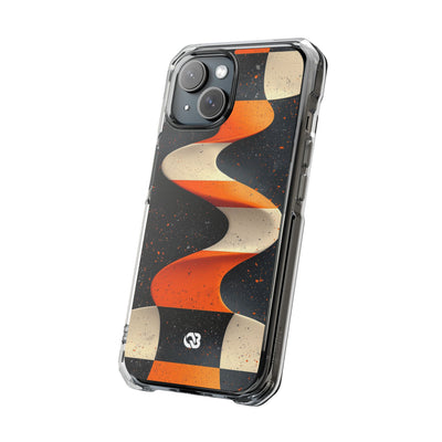 Orange Grit Twist · Impact Handyhülle für iPhone · Magsafe