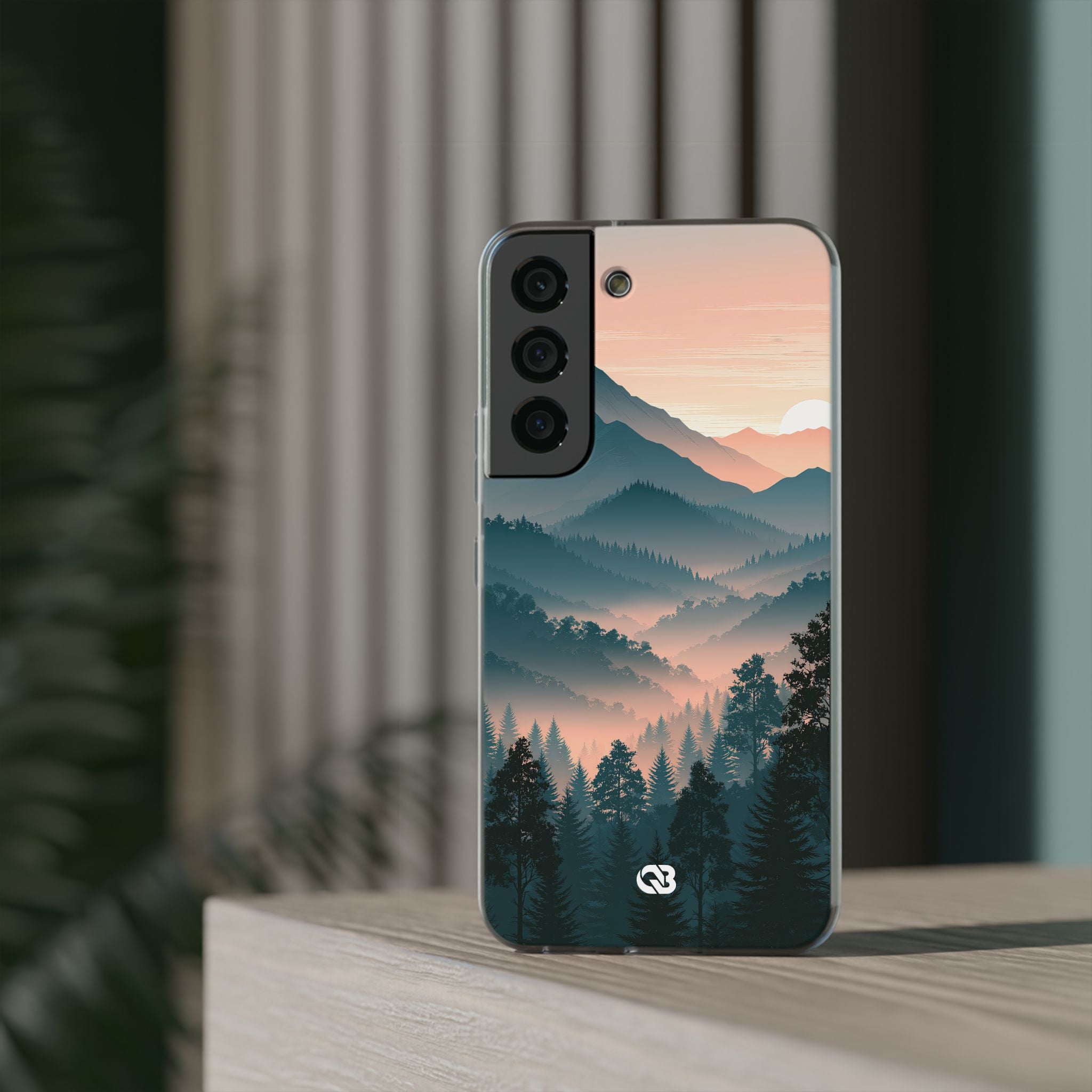 Teal Lite Phone Case for Samsung - Alpine Teal Horizon