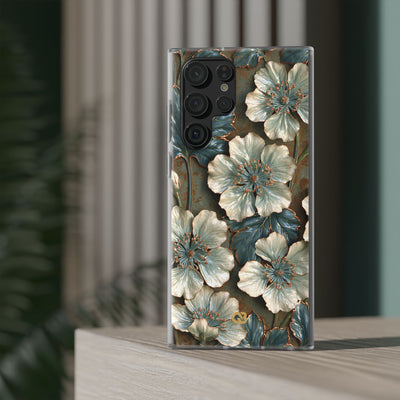 Gilded Blossom Reverie · Lite Phone Case for Samsung · Teal