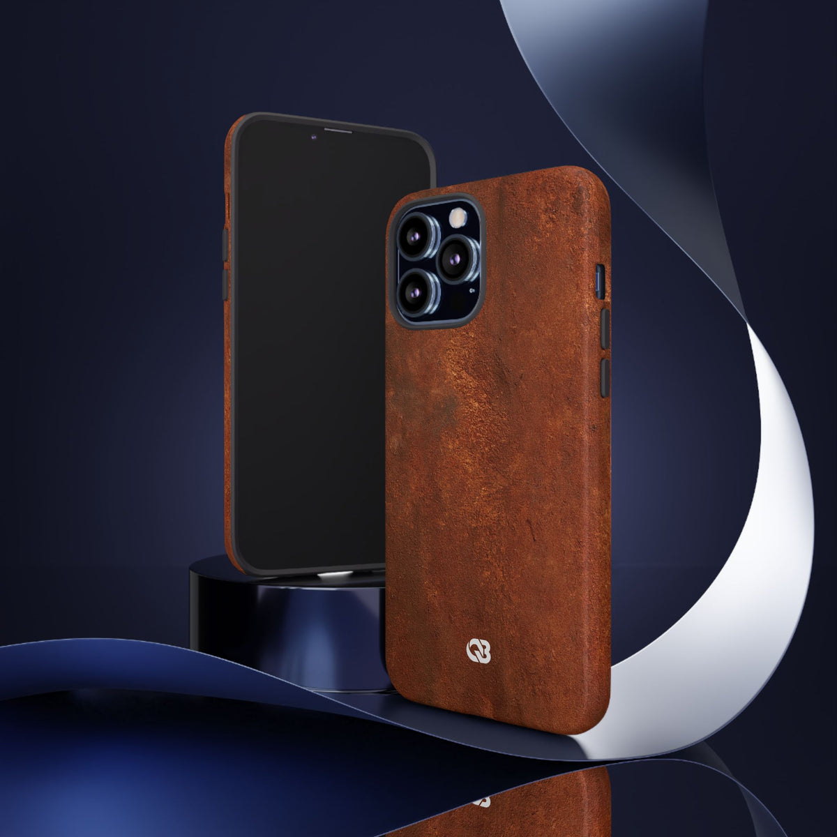 Oxidized Corten · Tough Phone Case for iPhone · Brown