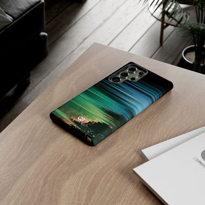 Digital Shoreline Drift · Tough Phone Case for Samsung · Teal