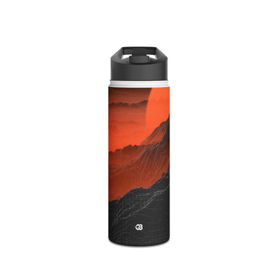Solar Ridge Mesh · Insulated Water Bottle · Black