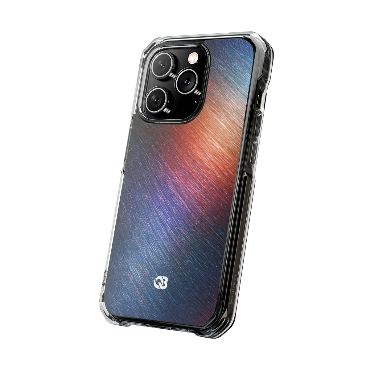 Radiant Energy Stream · Clear Impact Magnetic Phone Case for iPhone · Blue