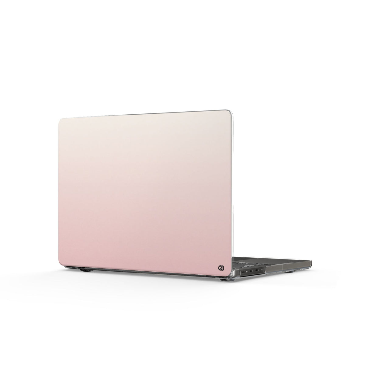 Blush Horizon · Clear Hard Case for MacBook · Pink