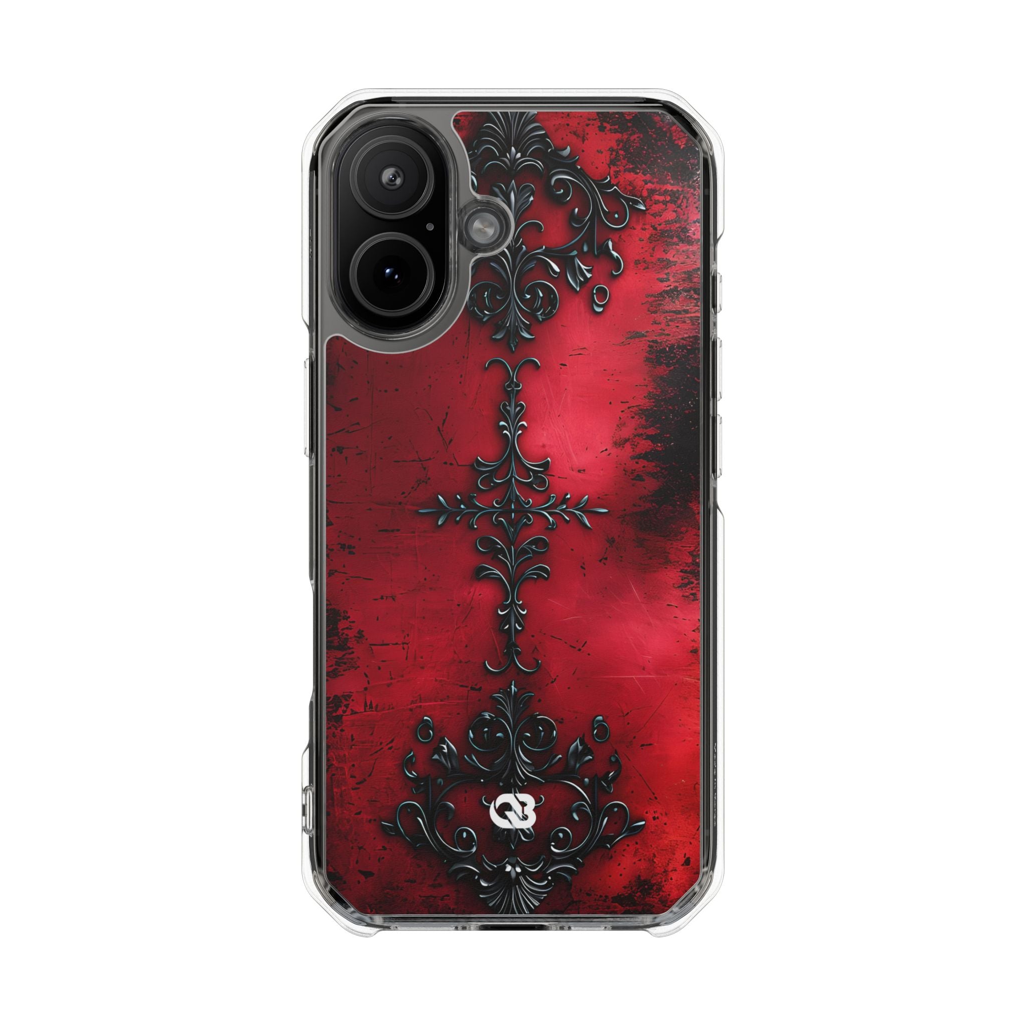 Crimson Gothic Filigree · Impact Phone Case for iPhone · Magsafe