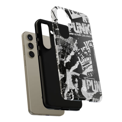 Underground Punk Collage · Tough Phone Case for Samsung · Black