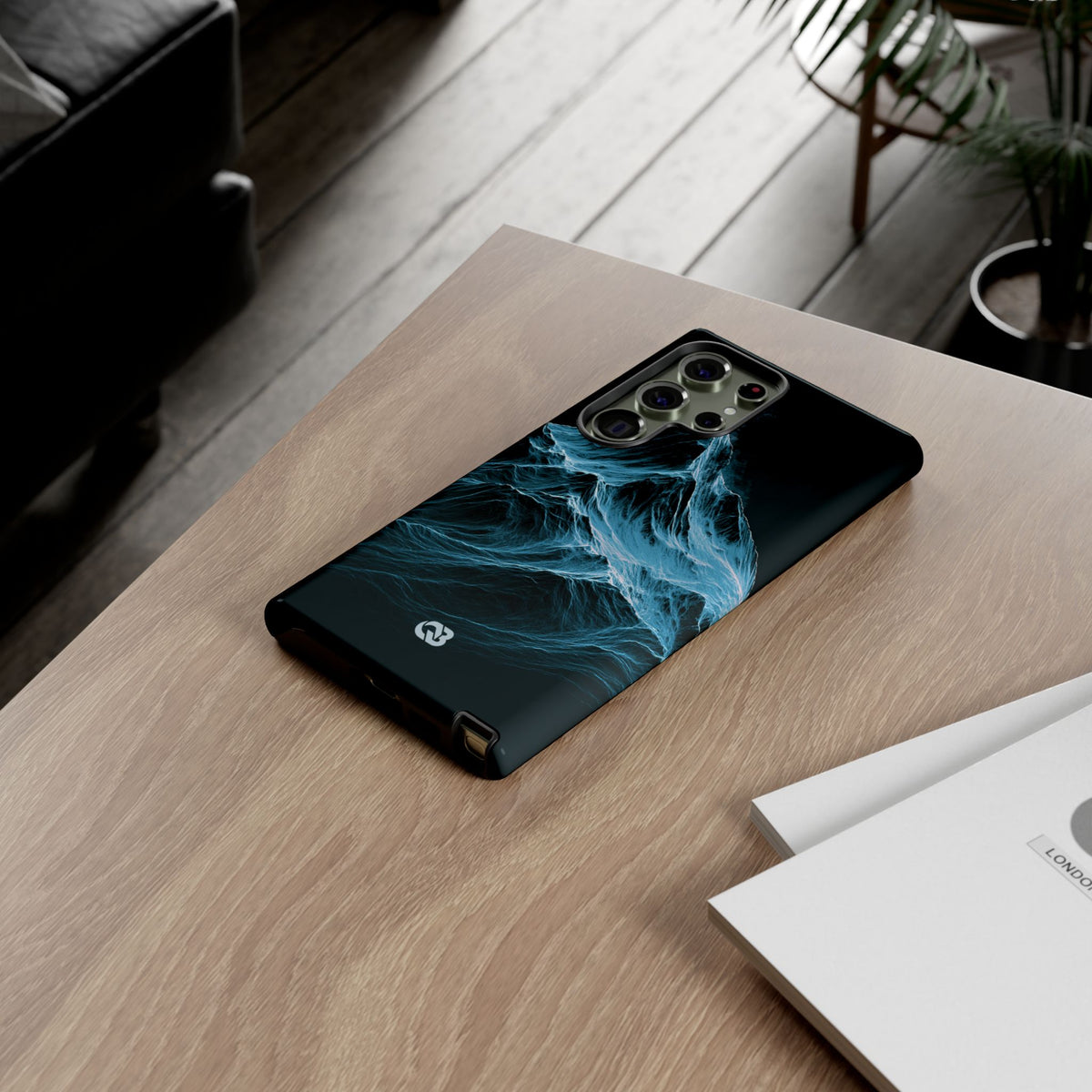 Nordic Frost Peak · Tough Phone Case for Samsung · Blue