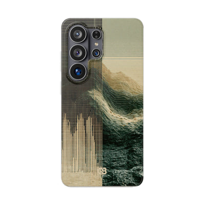 Beige Lite Phone Case for Samsung - Veridian Data Ridge