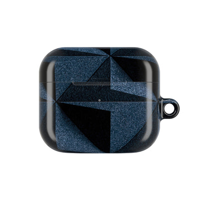 Faceted Slate · Hard Case for AirPods & AirPods Pro · Blue