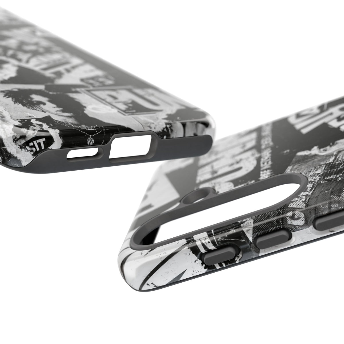 Underground Punk Collage · Tough Phone Case for Samsung · Black
