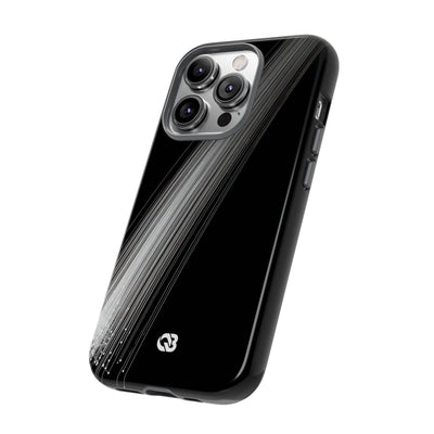 Black Tough Phone Case for iPhone - Linear Velocity Beam