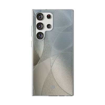 Silver Lite Phone Case for Samsung - Frosted Silver Mosaic
