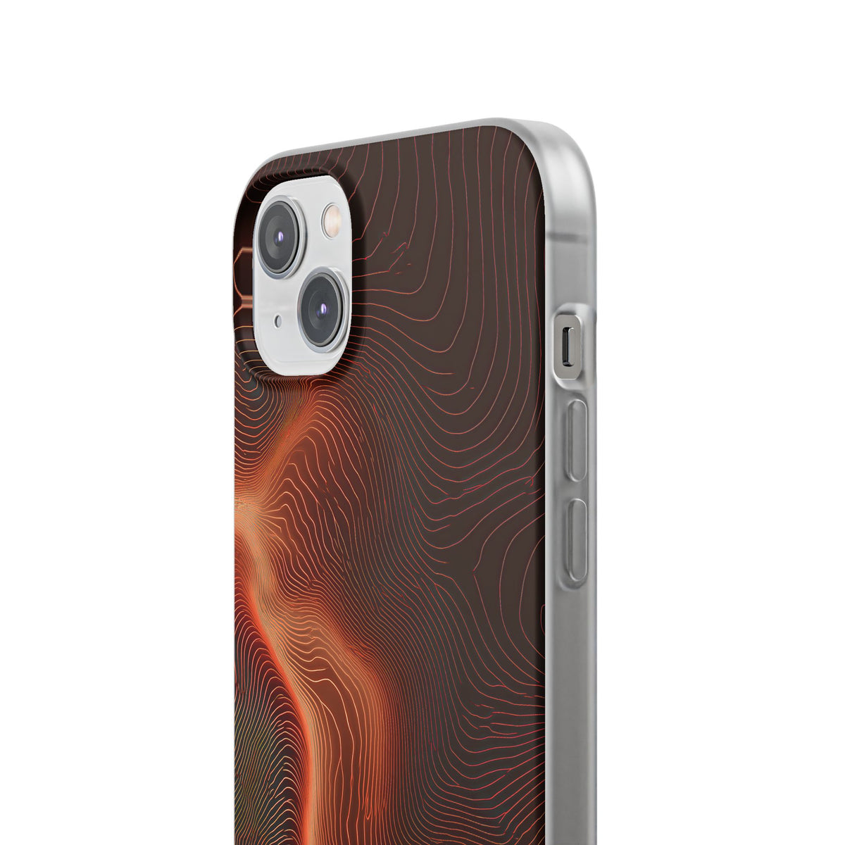 Caldera Ridge · Lite Phone Case for iPhone ·  Orange