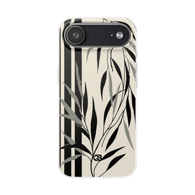 Beige Lite Phone Case for iPhone - Soot Leaf Sketch