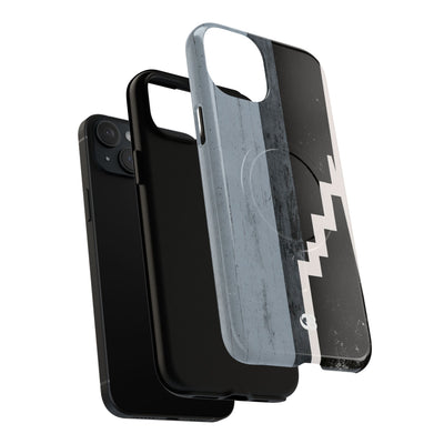 Grey Tough 2.0 Magsafe Phone Case for iPhone - Industrial Concrete Void