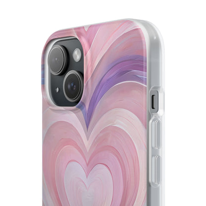 Radiant Heartbrush iPhone 15 Case - Soft