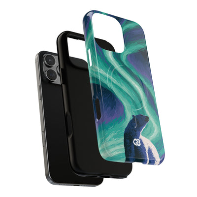 Arctic Aurora Bear · Tough 2.0 Magnetic Phone Case for iPhone · Teal