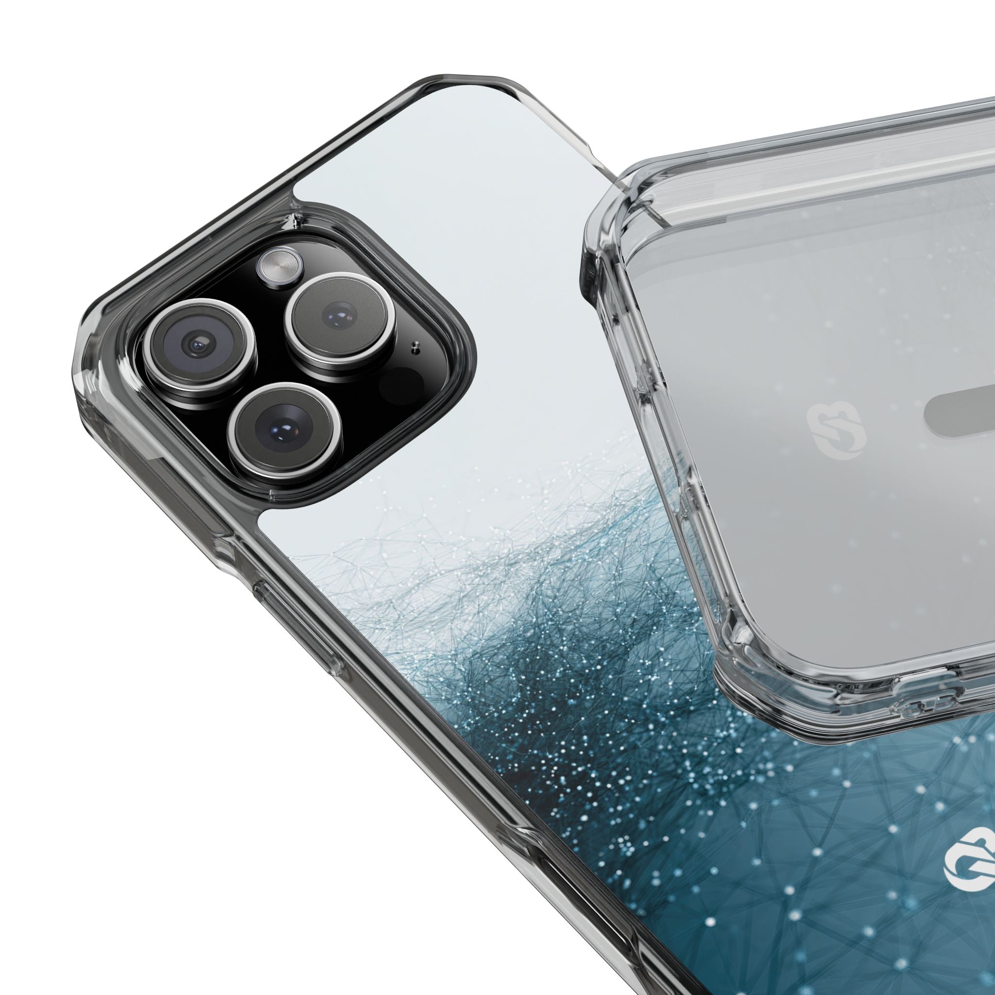 Teal Impact MagSafe Phone Case for iPhone - Arctic Pulse Mesh
