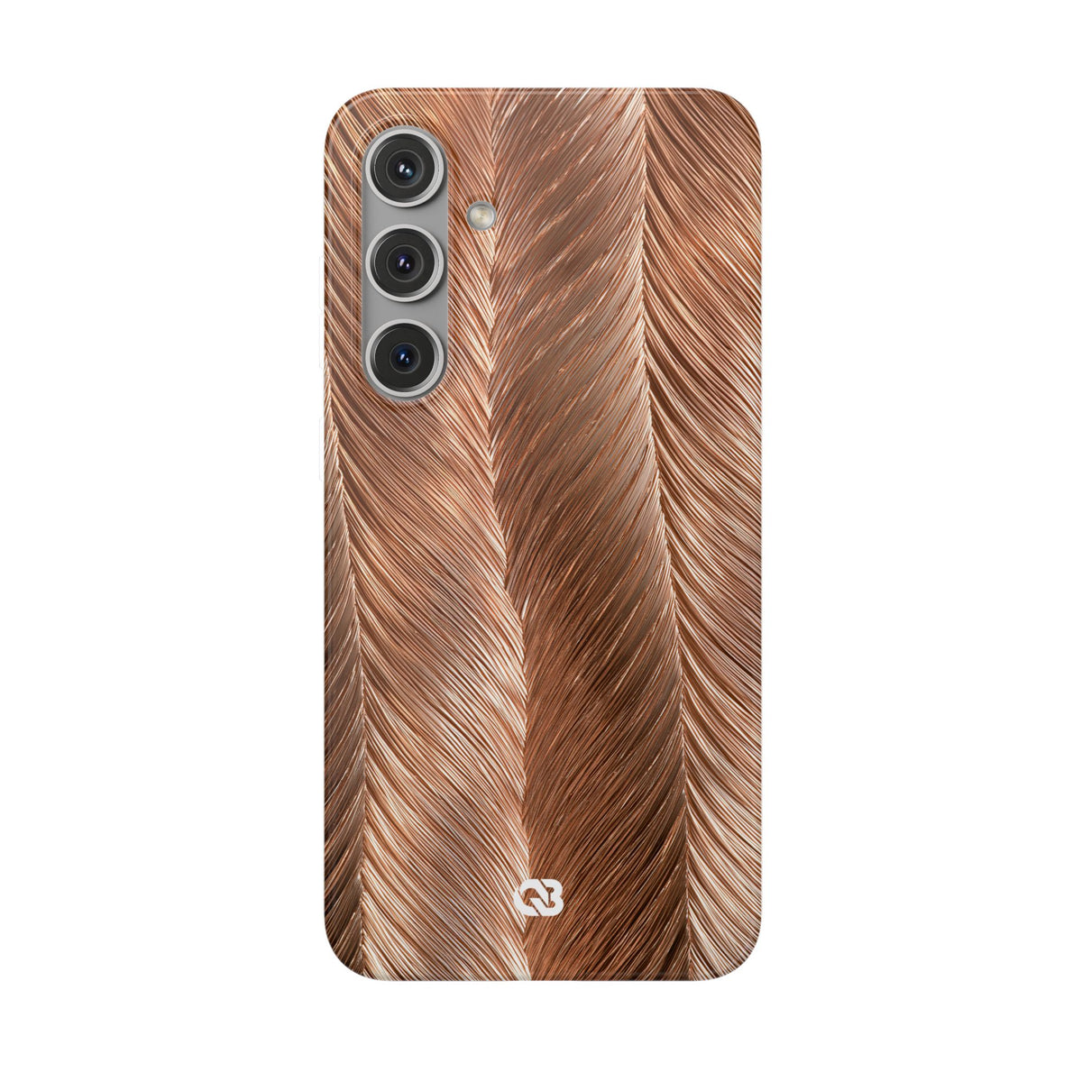 Rose Gold Weave · Lite Phone Case for Samsung · Brown