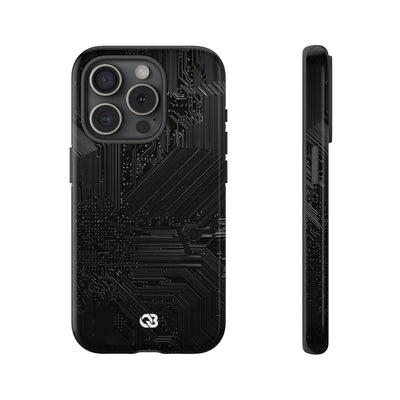Obsidian Circuitry · Tough Phone Case for iPhone · Black