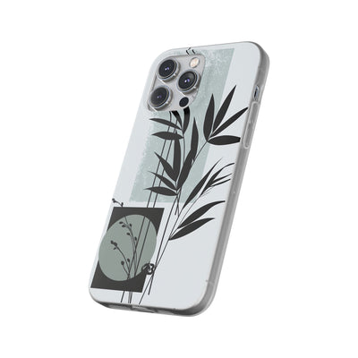 Grey Lite Phone Case for iPhone - Sage Bamboo Noir