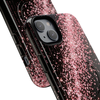 Rose Digital Cascade · Tough 2.0 Magnetic Phone Case for iPhone · Pink