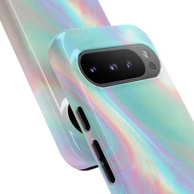 Prismatic Liquid Light · Tough Phone Case for Pixel ·  Teal