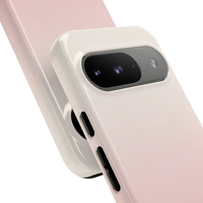Pink Tough Phone Case for Google Pixel - Frosted Blush Horizon