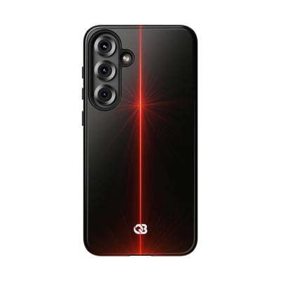 Red Tough Phone Case for Samsung - Crimson Flare Vector