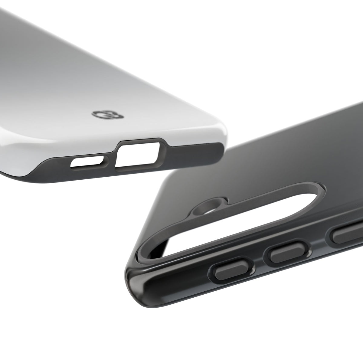 Noir Ombre Fade · Tough Phone Case for Samsung · Black