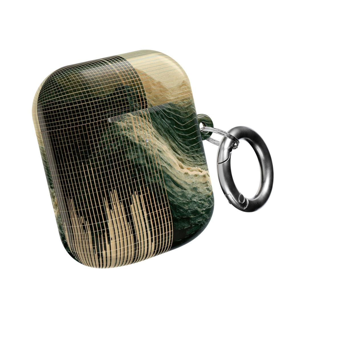 Orbital Topography · Hard Case for AirPods & AirPods Pro · Green
