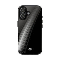 Black Tough Phone Case for iPhone - Linear Velocity Beam