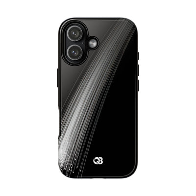 Black Tough Phone Case for iPhone - Linear Velocity Beam