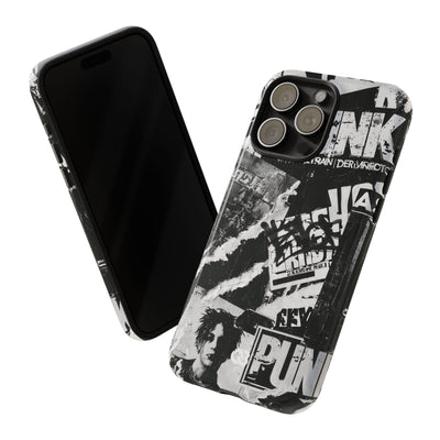 Underground Punk Collage · Tough Phone Case for iPhone · Black