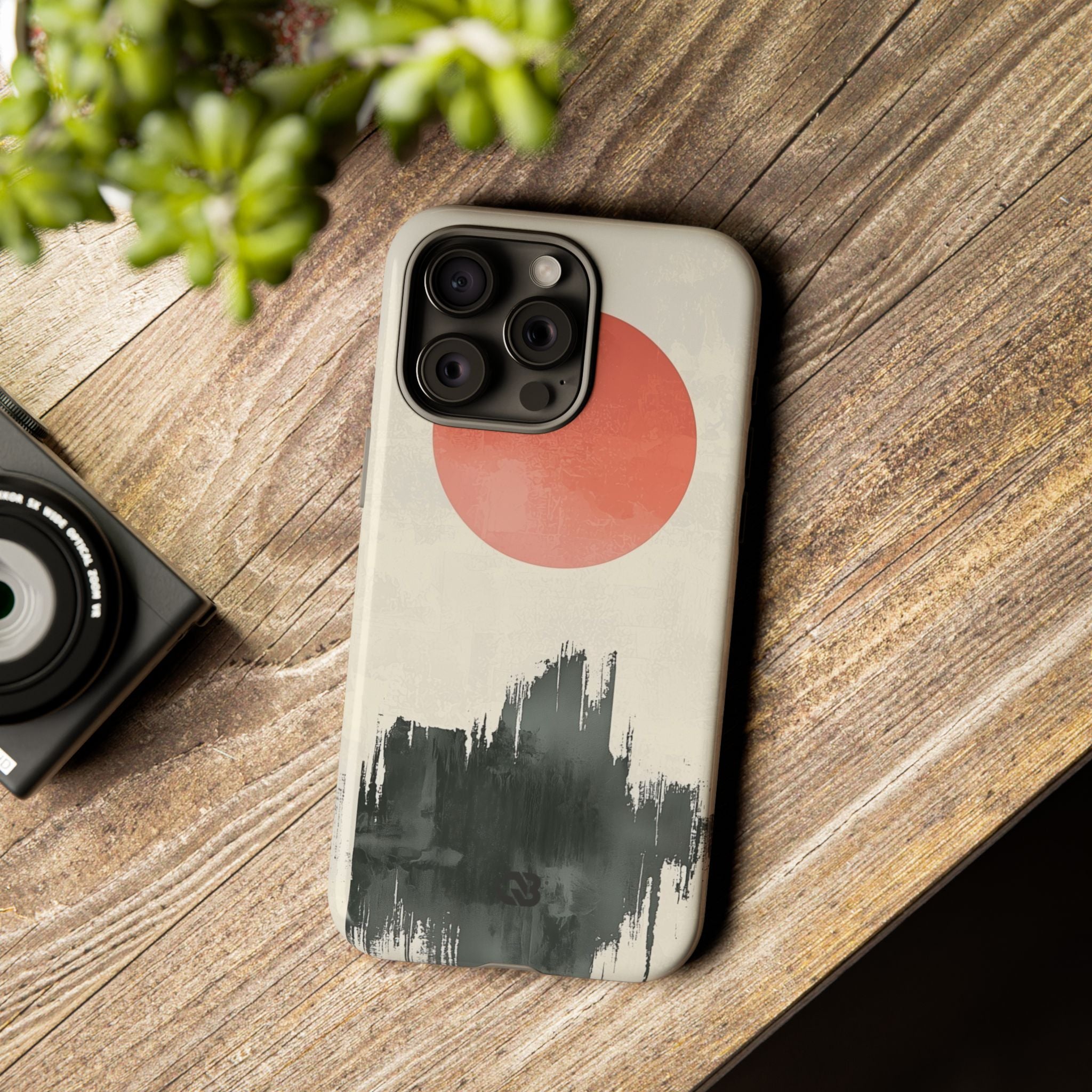 Crimson Sun Strokes · Coque de téléphone Tough pour iPhone