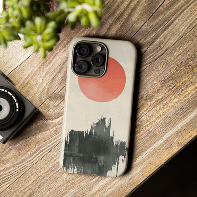 Crimson Sun Strokes · Coque de téléphone Tough pour iPhone
