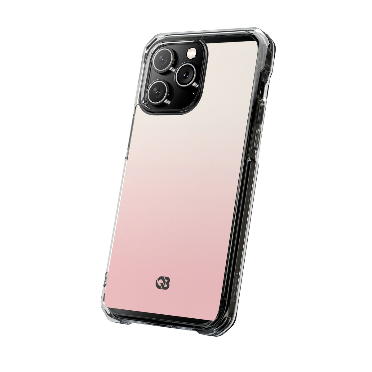 Blush Horizon · Clear Impact Magnetic Phone Case for iPhone ·  Pink