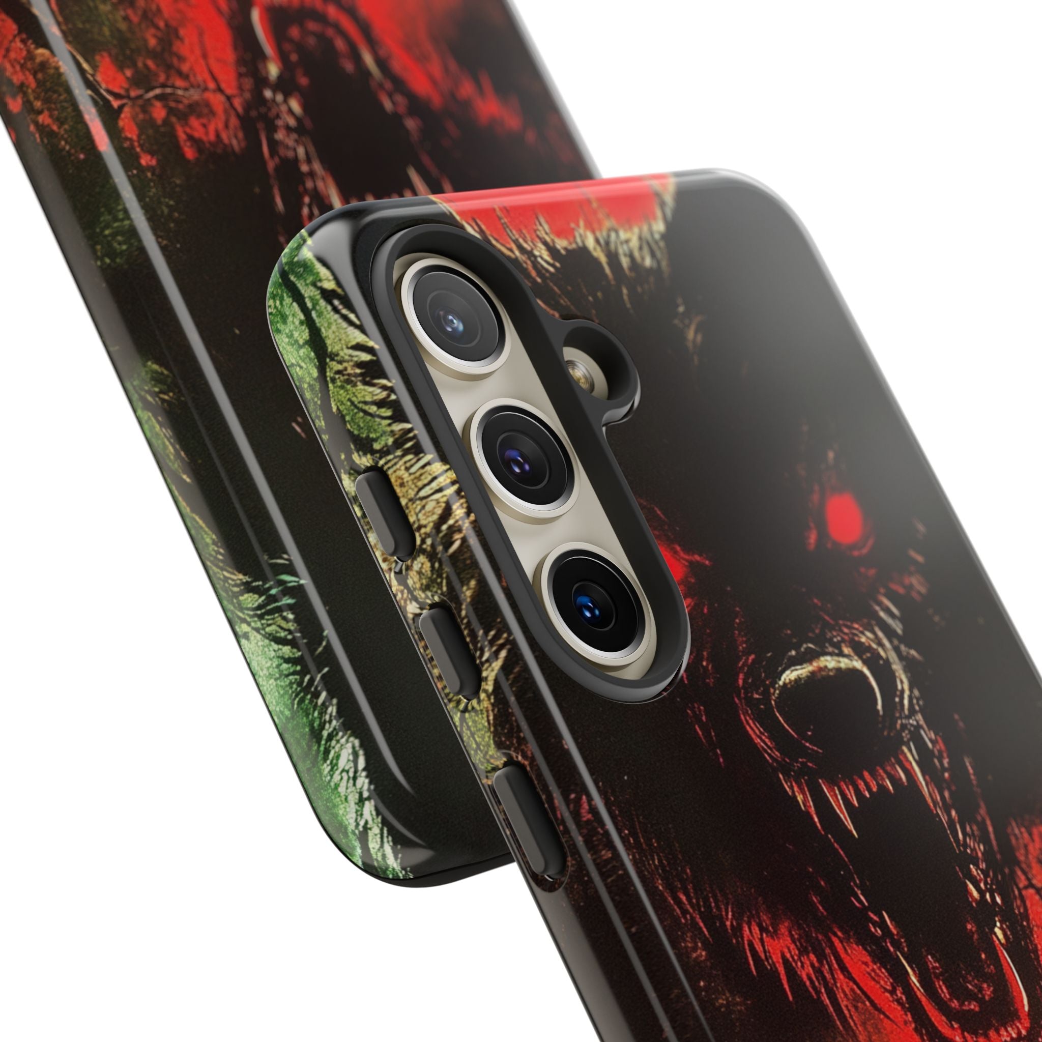 Crimson Wolf Samsung S24 Case - Tough