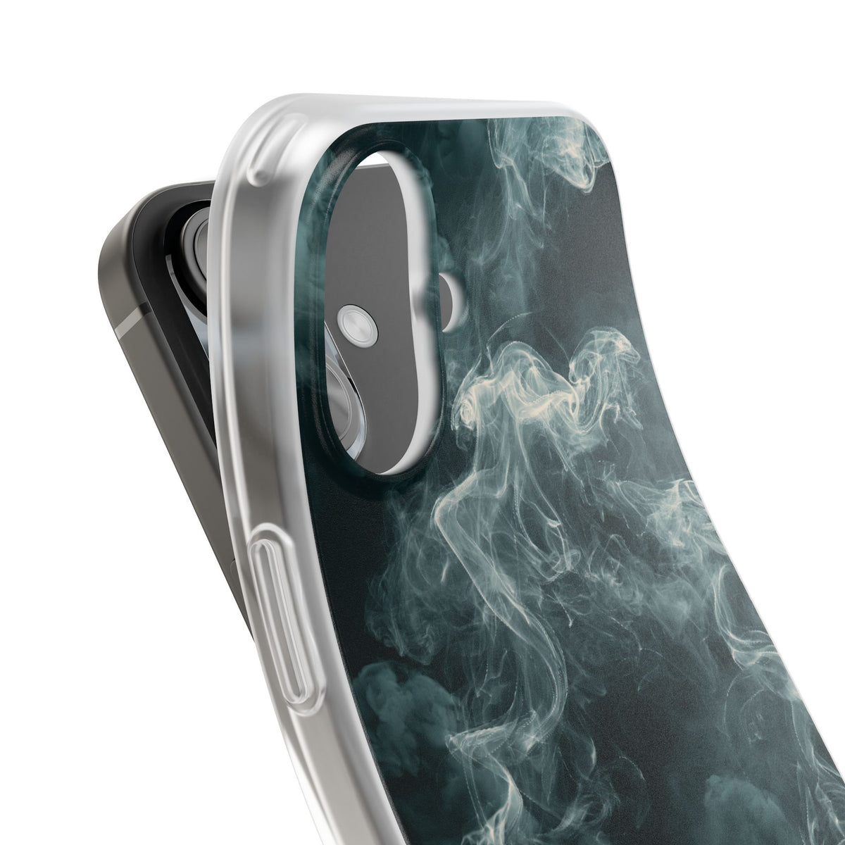 Luminescent Vapor Drift · Lite Phone Case for iPhone ·  Teal