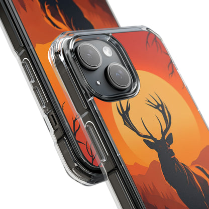 Sunset Stag iPhone 15 Case - Impact