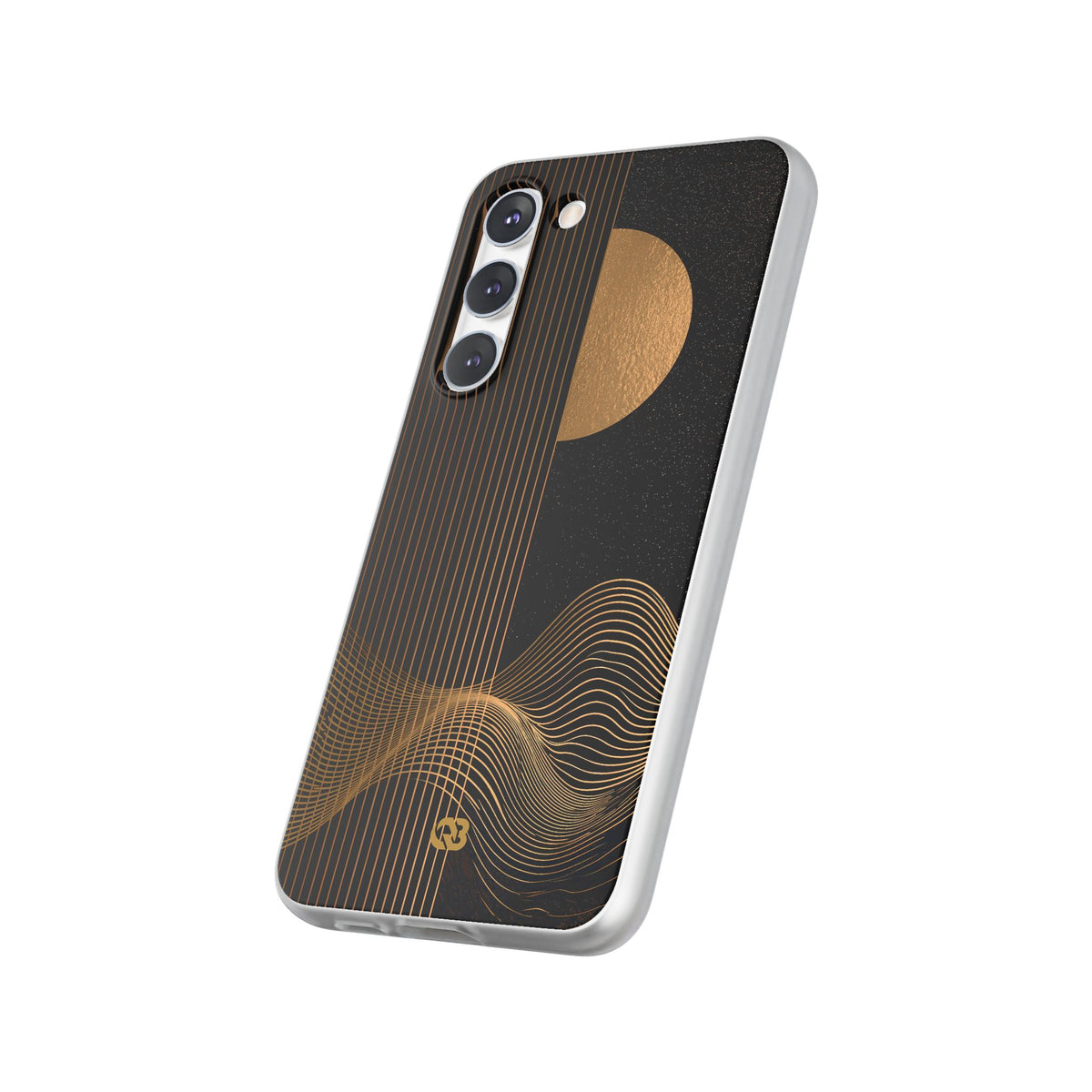 Lunar Topo Horizon · Lite Phone Case for Samsung · Black