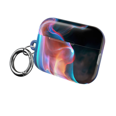 Neon Waveform · Hard Case for AirPods & AirPods Pro · Black