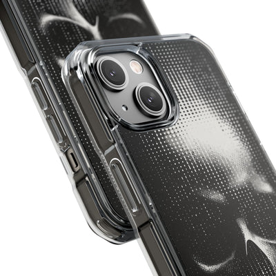 Raster Phantom · Clear Impact Magnetic Phone Case for iPhone ·  Black