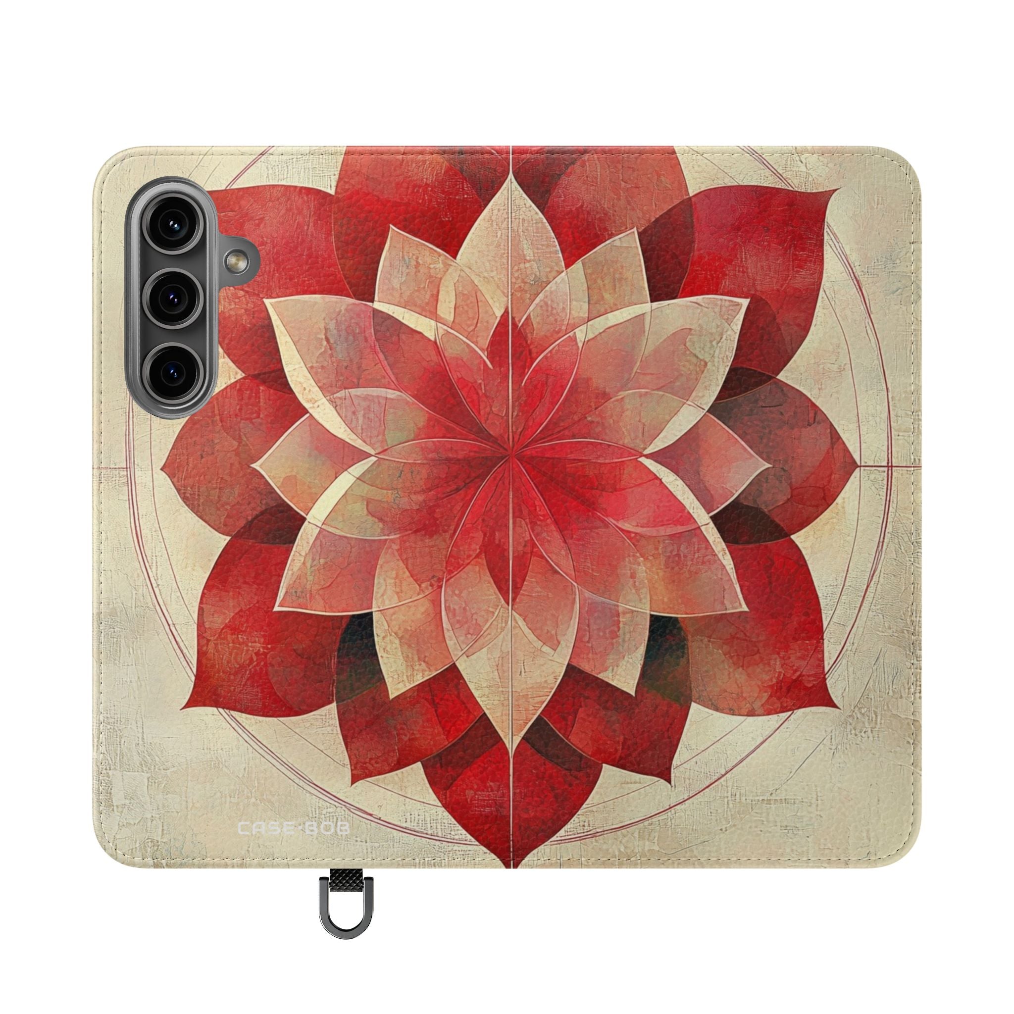 Crimson Bloom - Samsung S24 Case - Wallet
