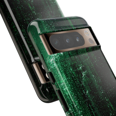 Emerald Void · Tough Phone Case for Pixel ·  Green