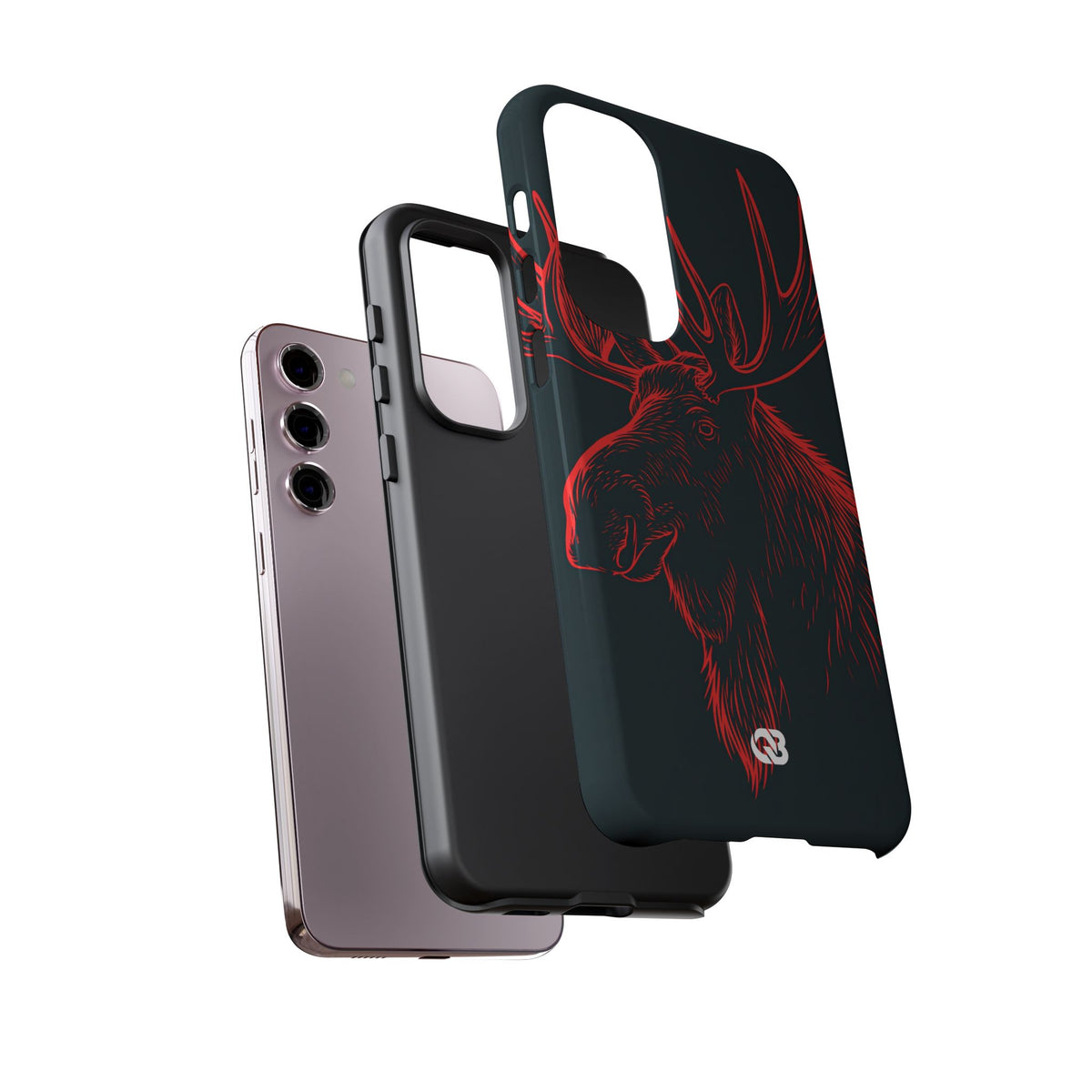 Nordic Elk · Tough Phone Case for Samsung · Black