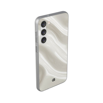 Liquid Enamel Fold · Lite Phone Case for Samsung · White