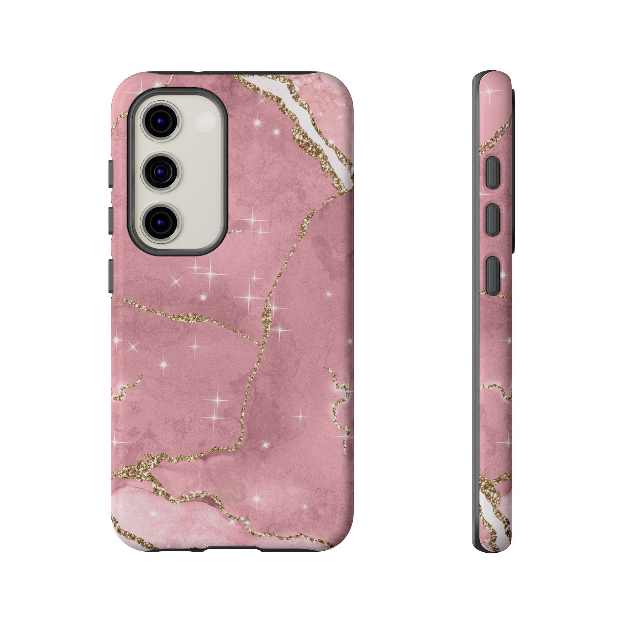 Rose Sparkle Marble · Tough Phone Case for Samsung