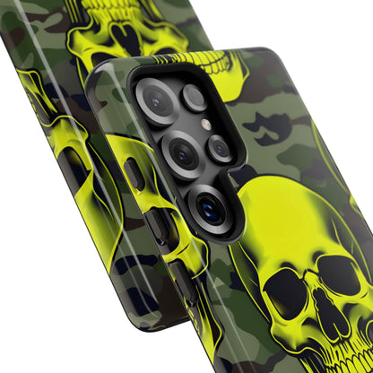 Neon Skull Camo Samsung S25 Ultra Case - Tough